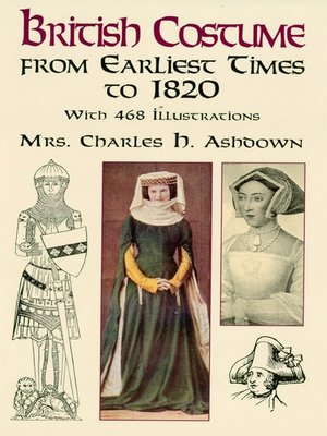 cover image of British Costume from Earliest Times to 1820